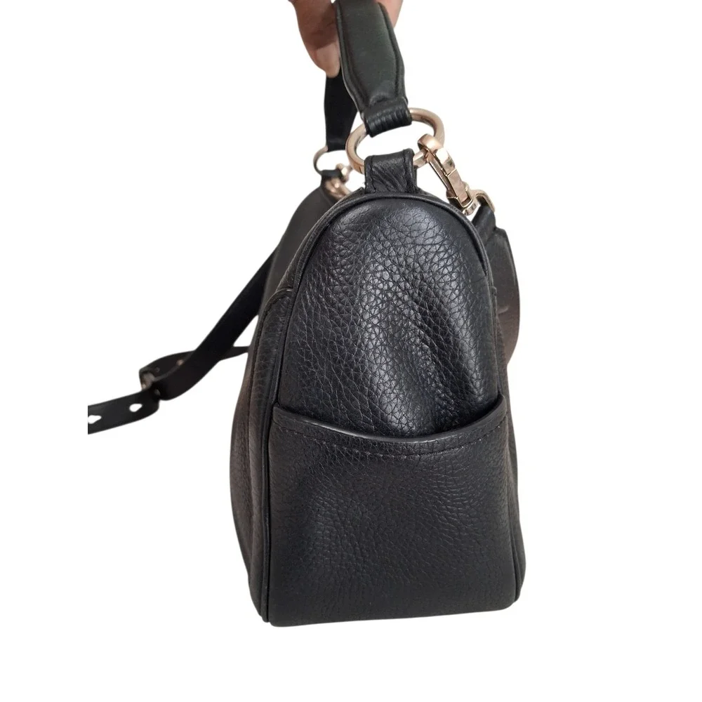 Kate Spade NY Smoosh Leather Crossbody Casual Academia Preppy Minimalist Bag